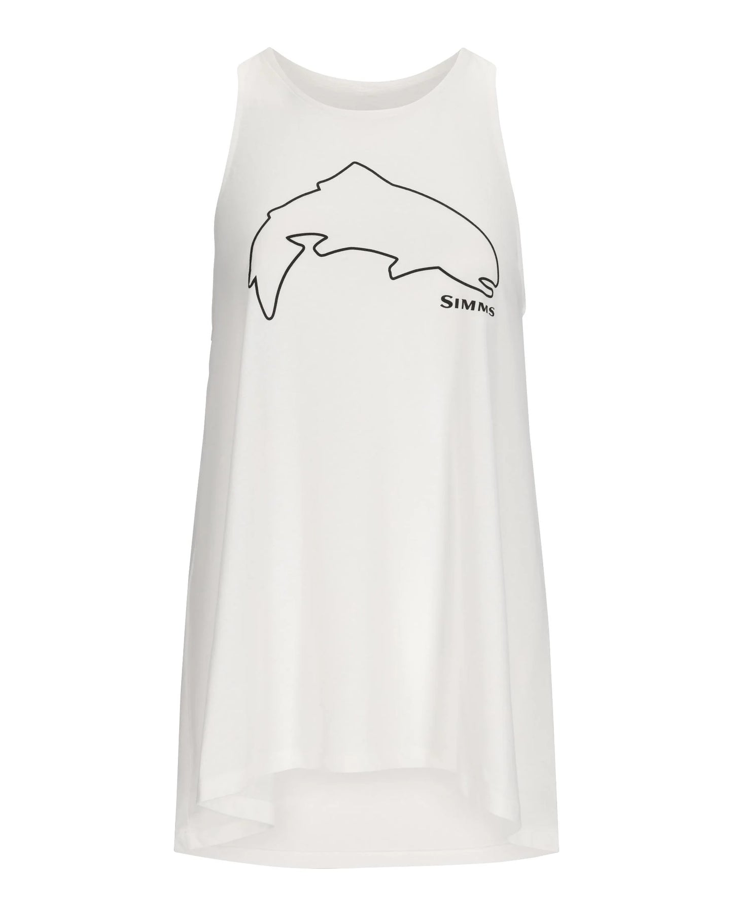 W's Trout Outline Tank Top