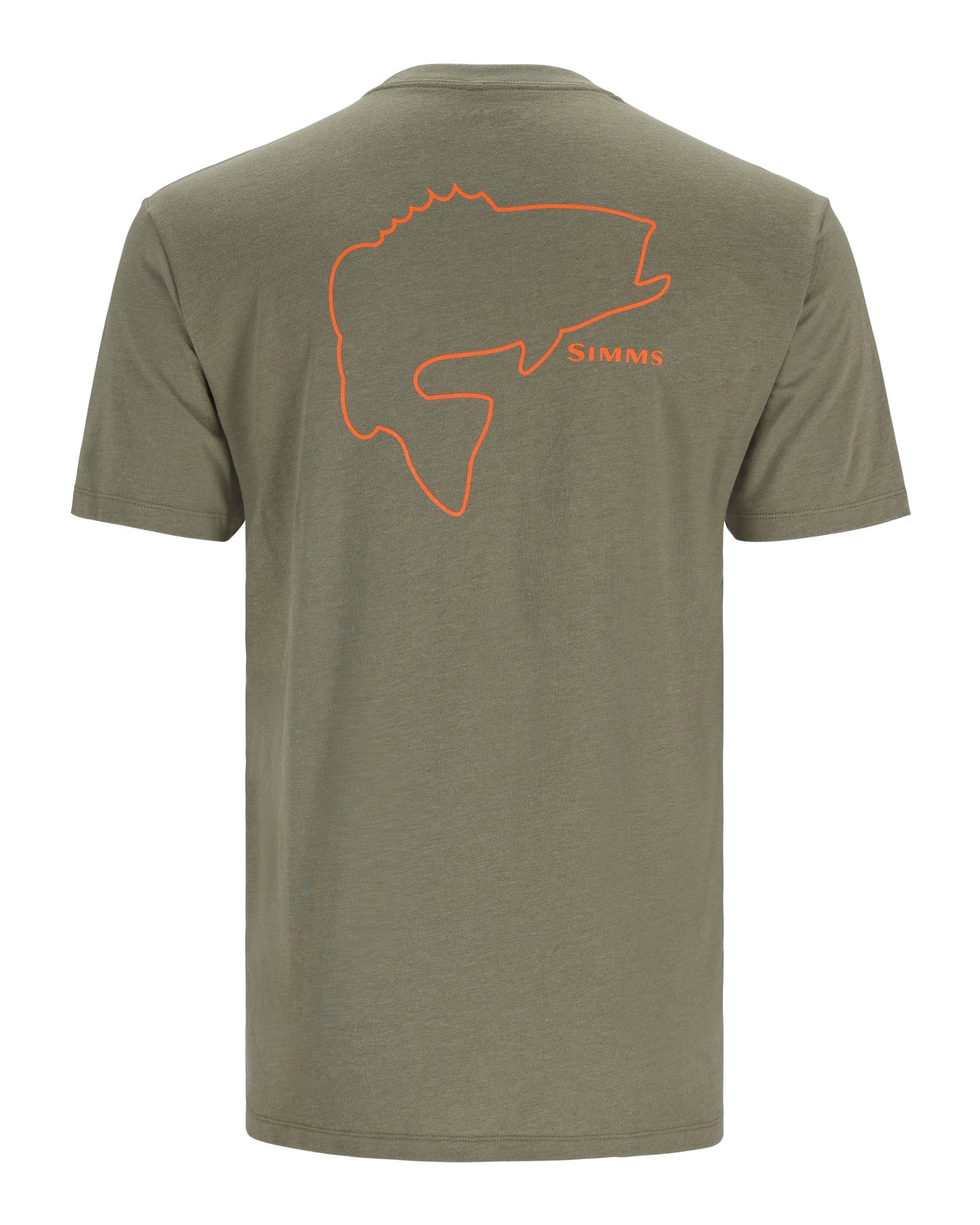 M's Bass Outline T-Shirt