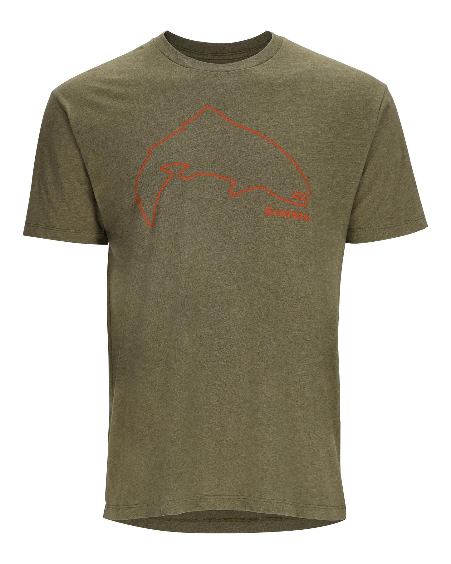 M's Trout Outline T-Shirt