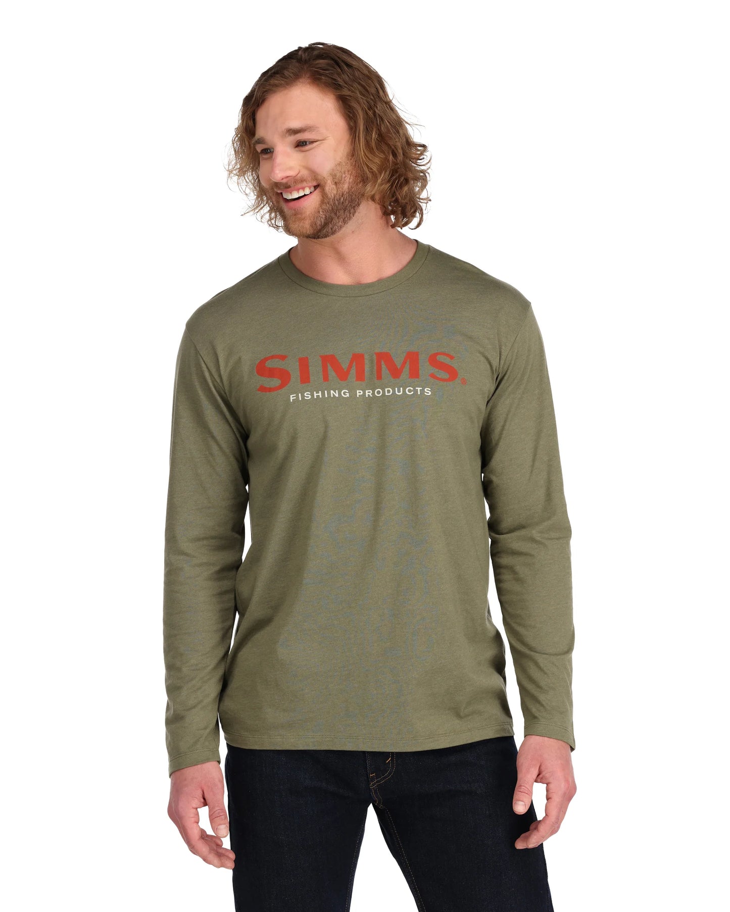 M's Simms Logo LS Shirt
